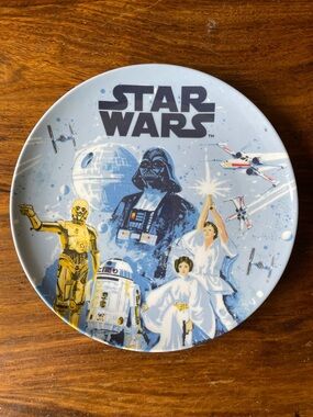 Star Wars Pottery Barn Kids 9”Melamine Plate (c)2012